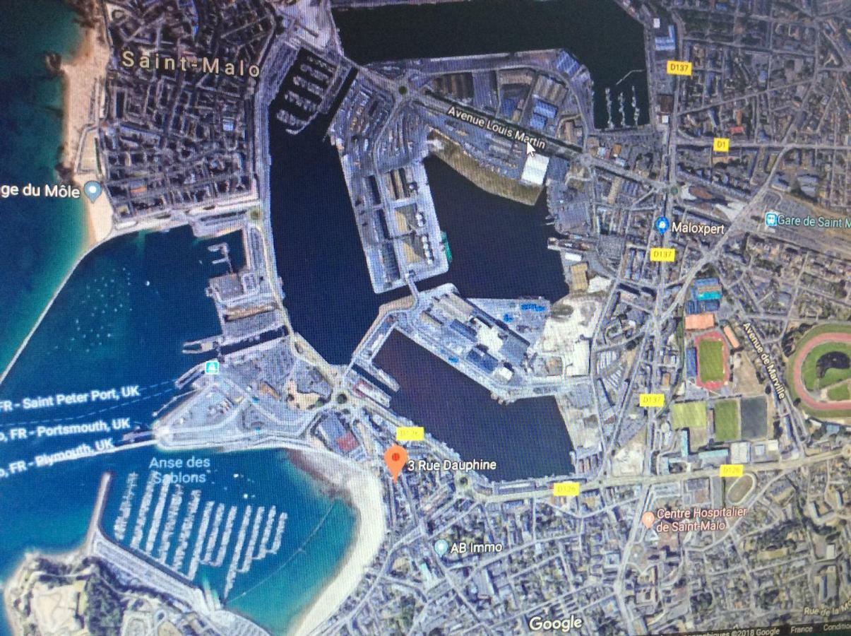 Le Dauphine 20M De La Plage Saint-Malo Ngoại thất bức ảnh